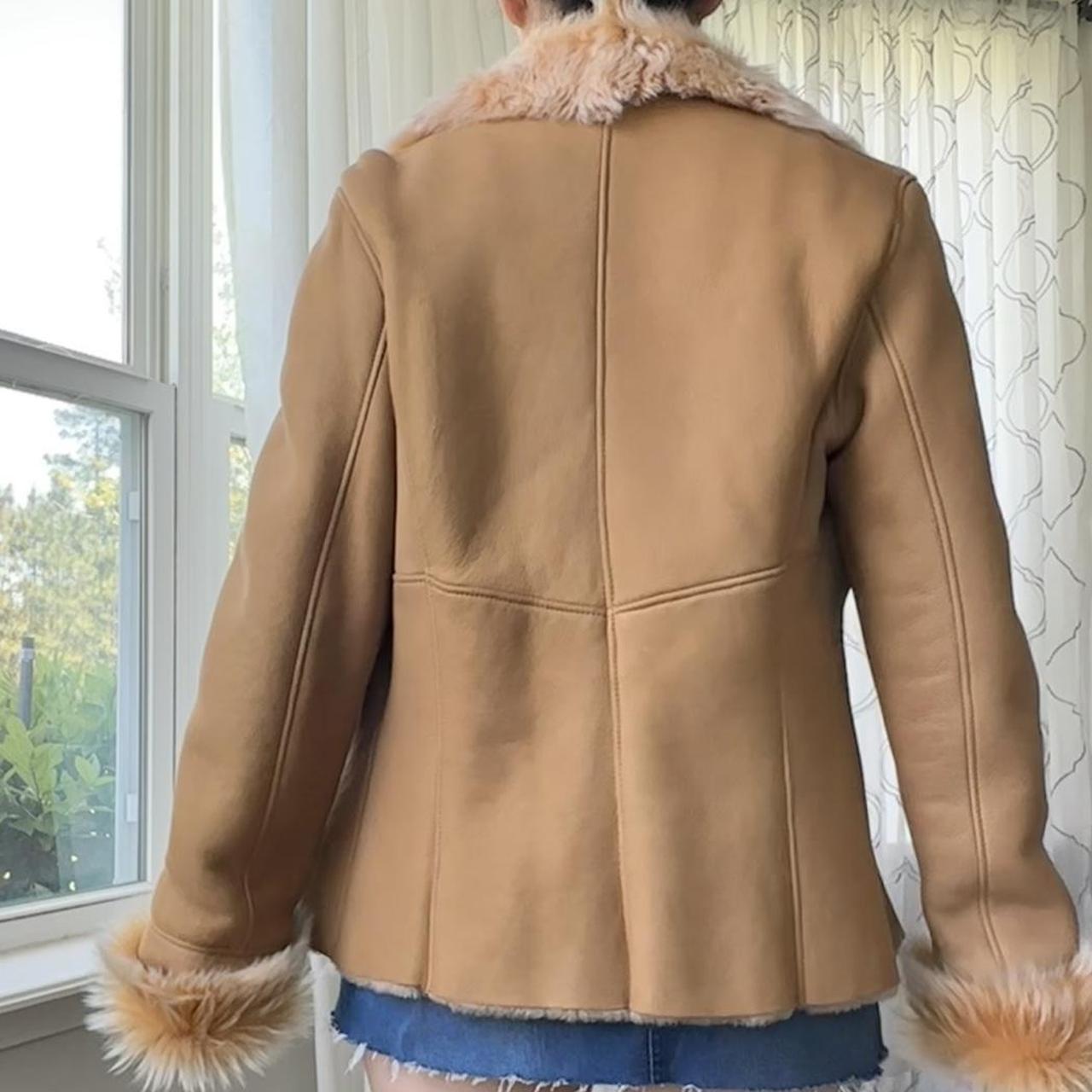 Women's Tan and Cream Jacket