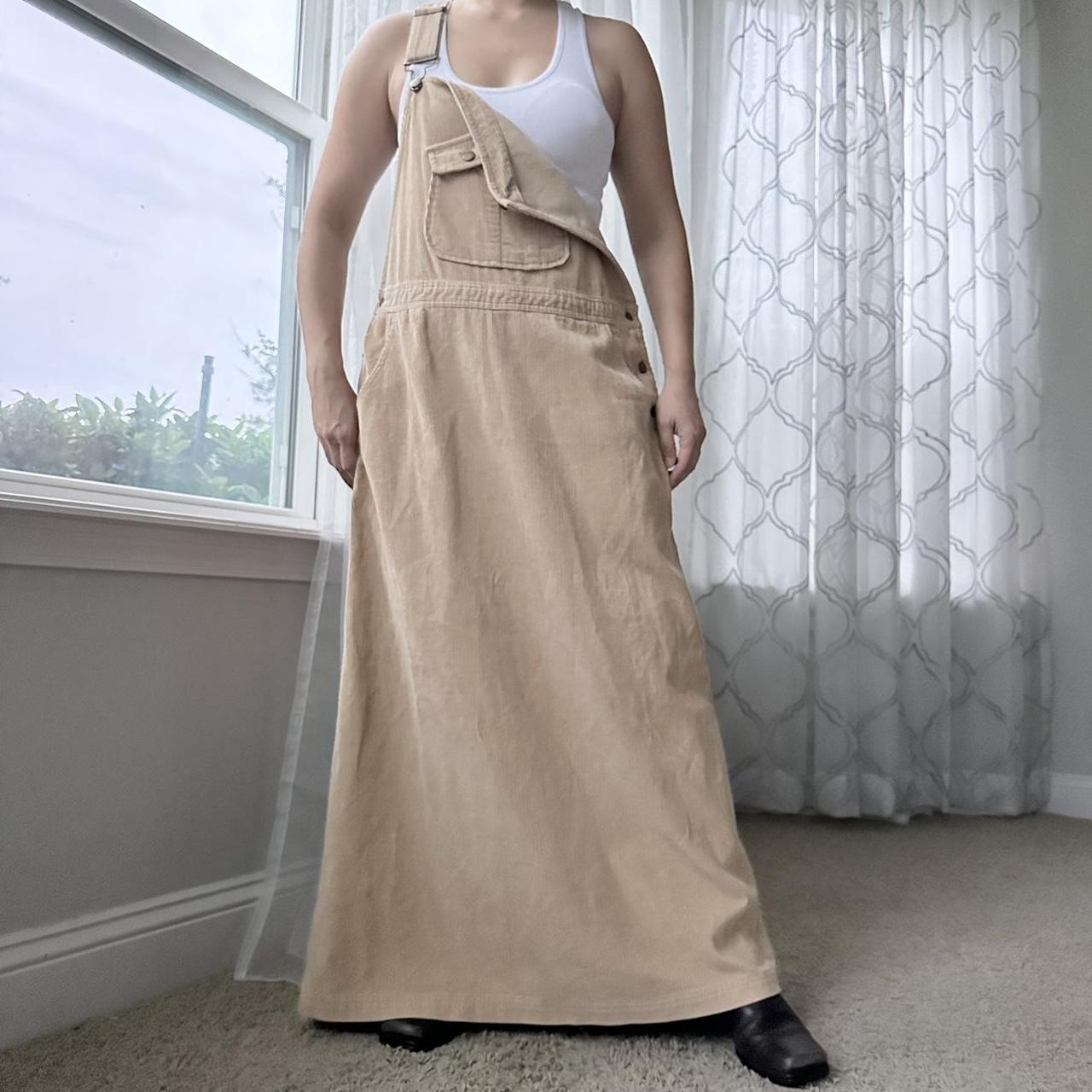 Women's Tan Dungarees-overalls