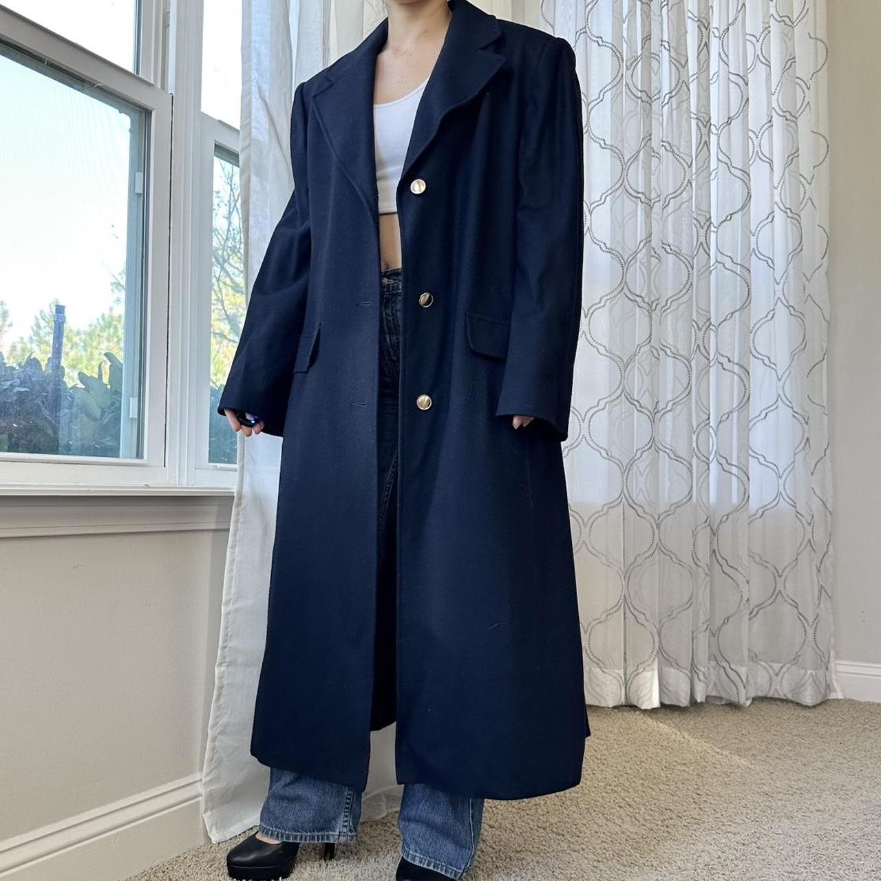 Women's Navy and Gold Coat