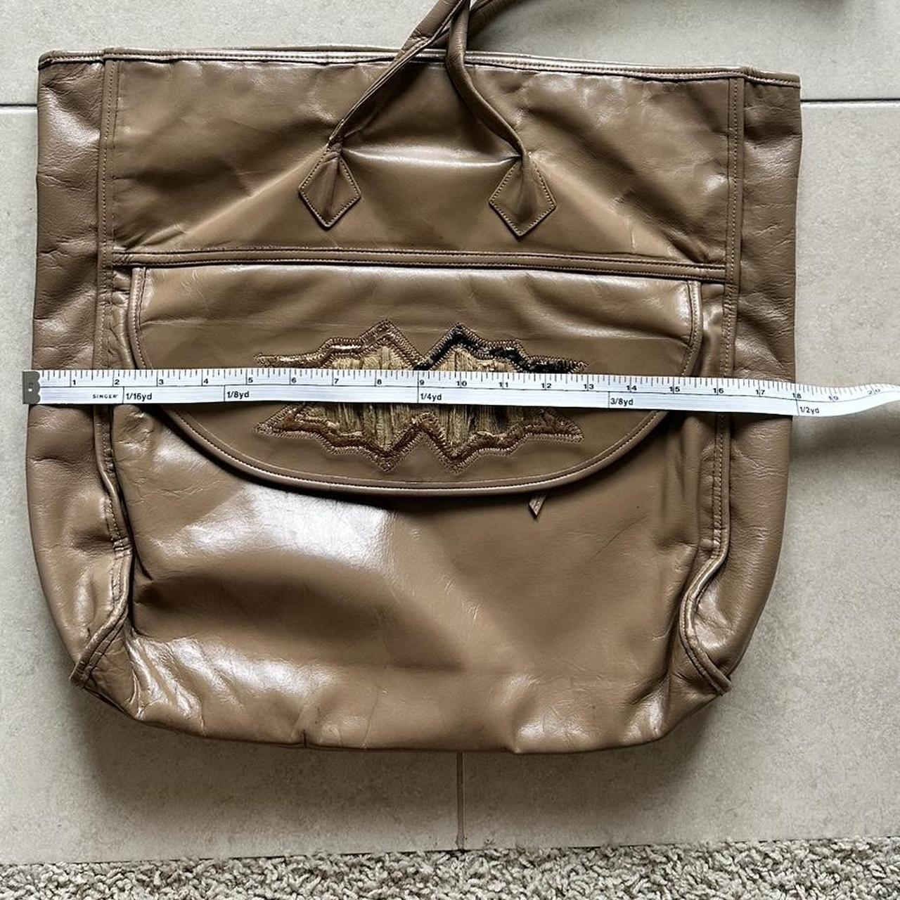 Embroidered Patchwork Tote