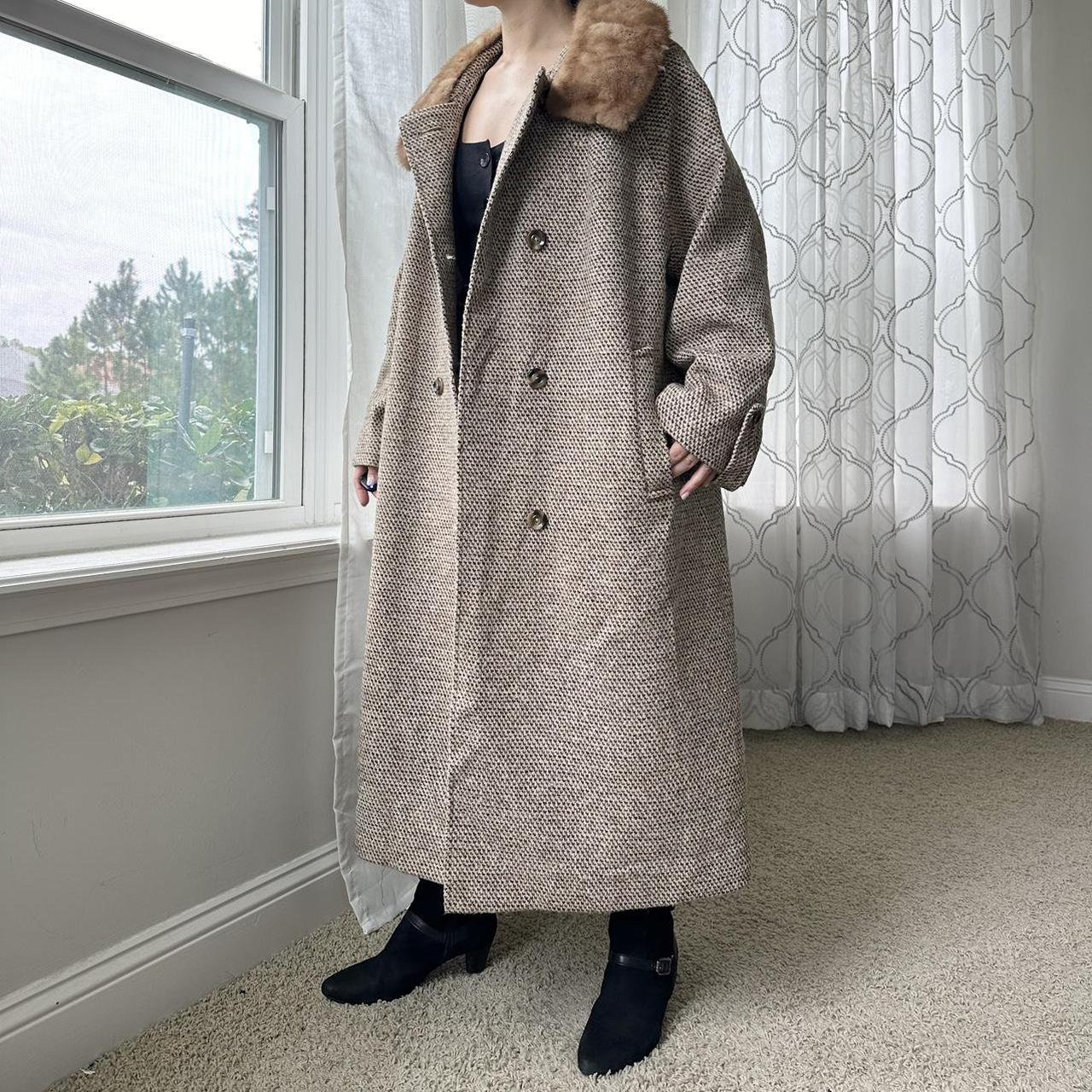 Women's Tan and Brown Coat