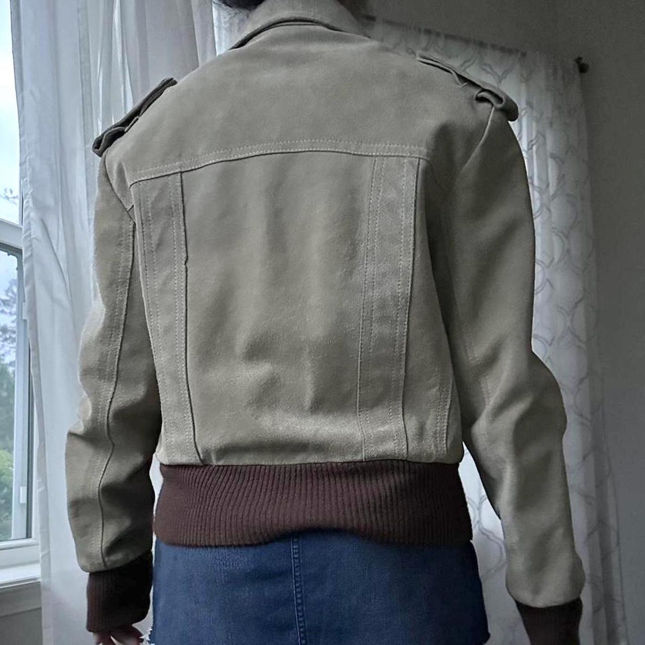 Women's Khaki and Brown Jacket