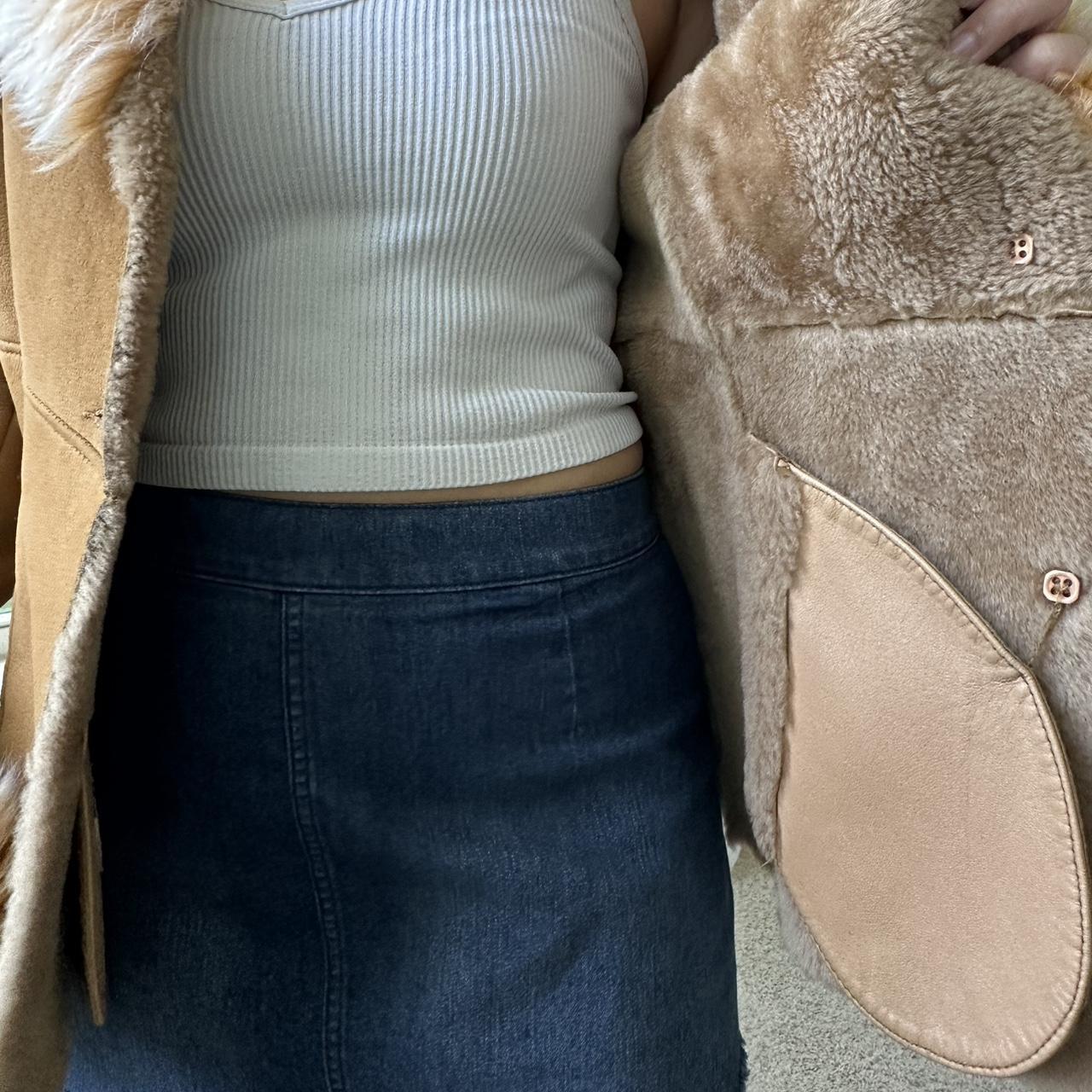 Women's Tan and Cream Jacket