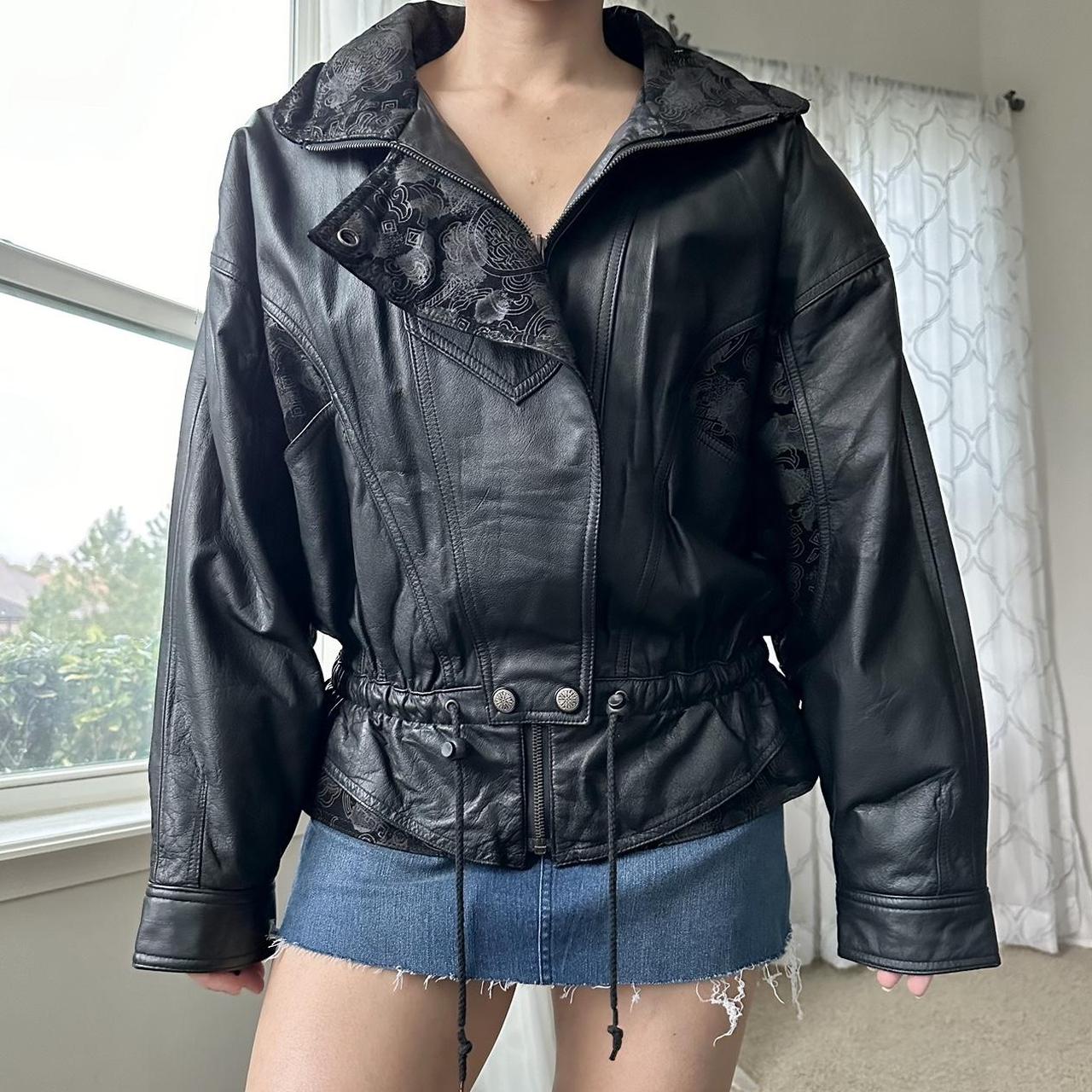 Women's Black and Gold Jacket
