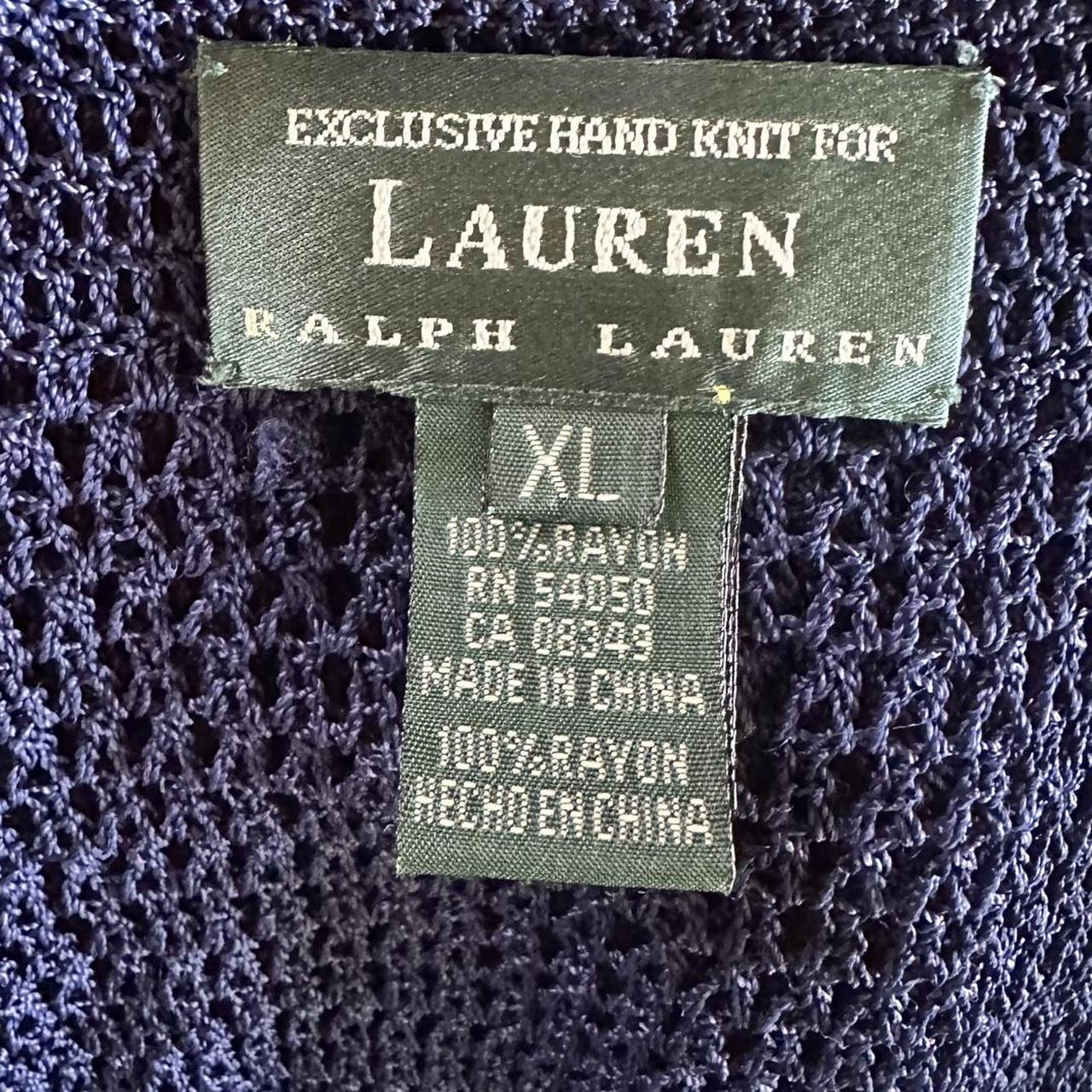 Ralph Lauren Women's Navy and Blue Cardigan