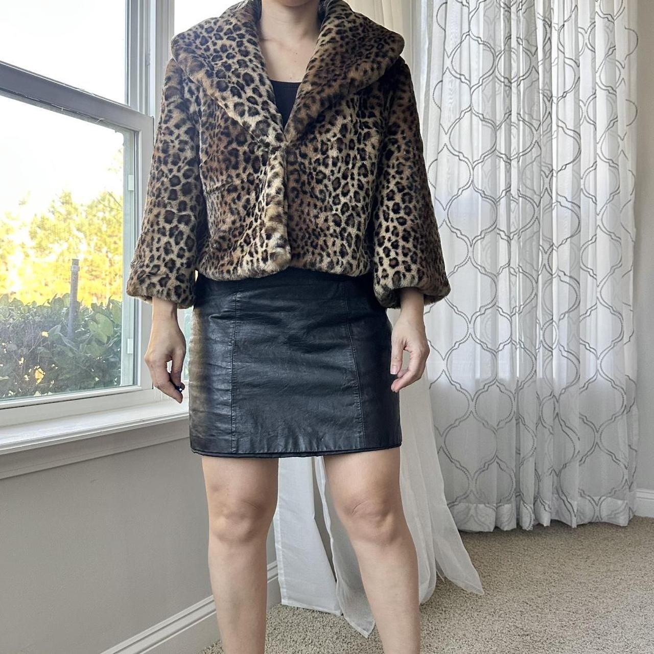 Women's Black and Tan Jacket