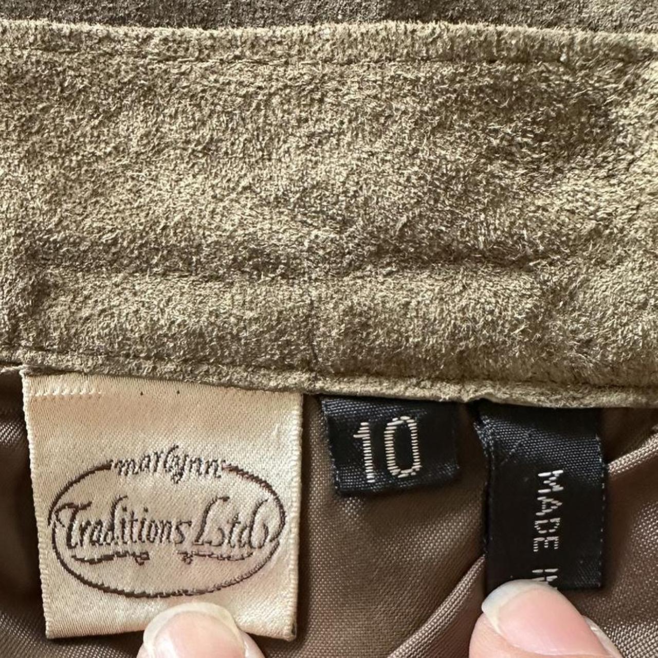 Women's Brown and Khaki Skirt