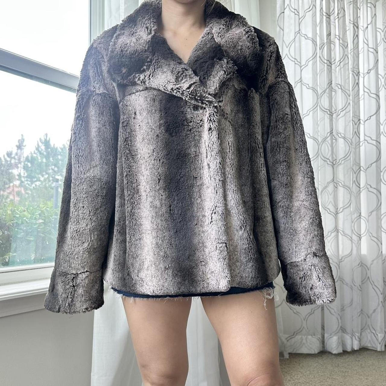 Women's Brown and Cream Coat