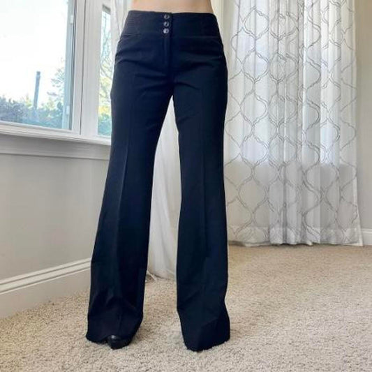 White House Black Market Women's Black Trousers