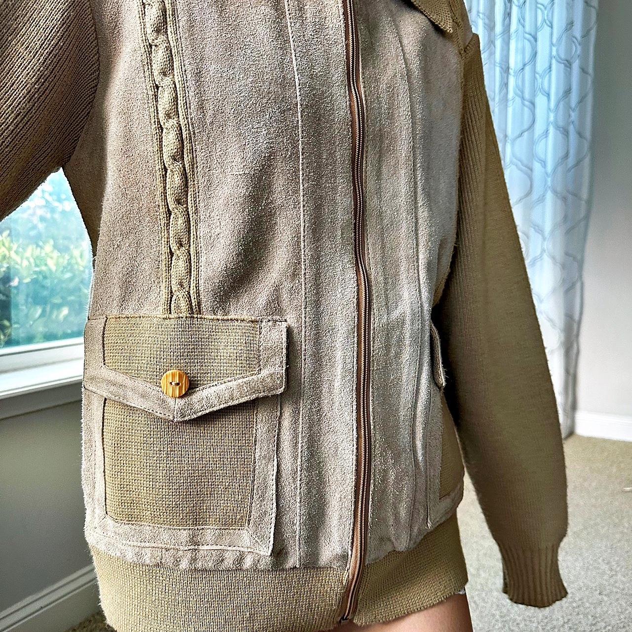 Women's Tan and Khaki Jacket