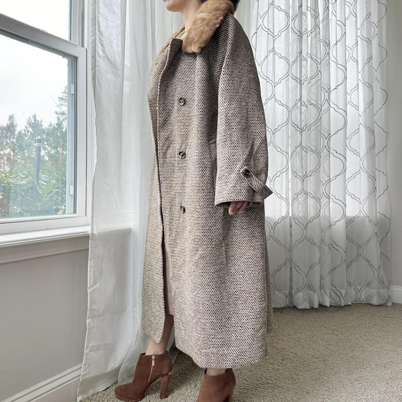 Women's Tan and Brown Coat
