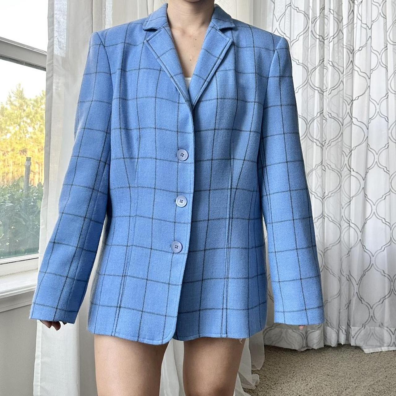 Talbots Women's Blue and Black Jacket