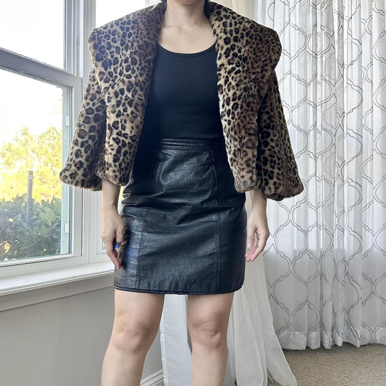 Women's Black and Tan Jacket