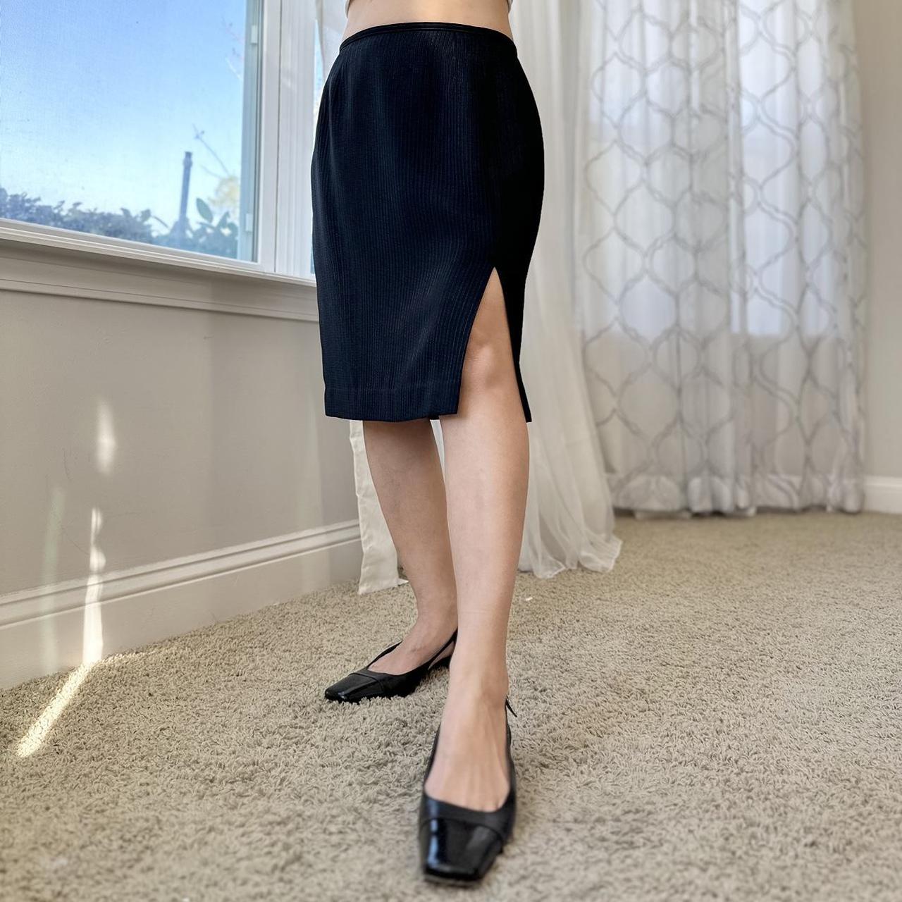 Women's Black and White Skirt