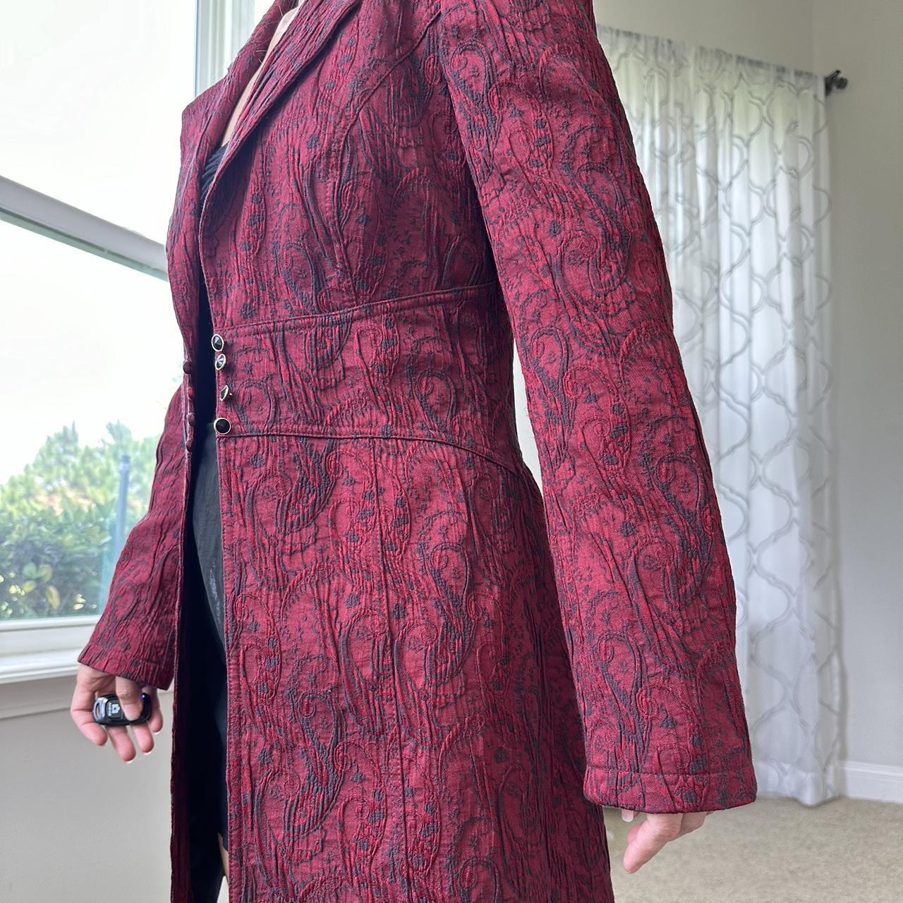 Women's Burgundy and Red Jacket