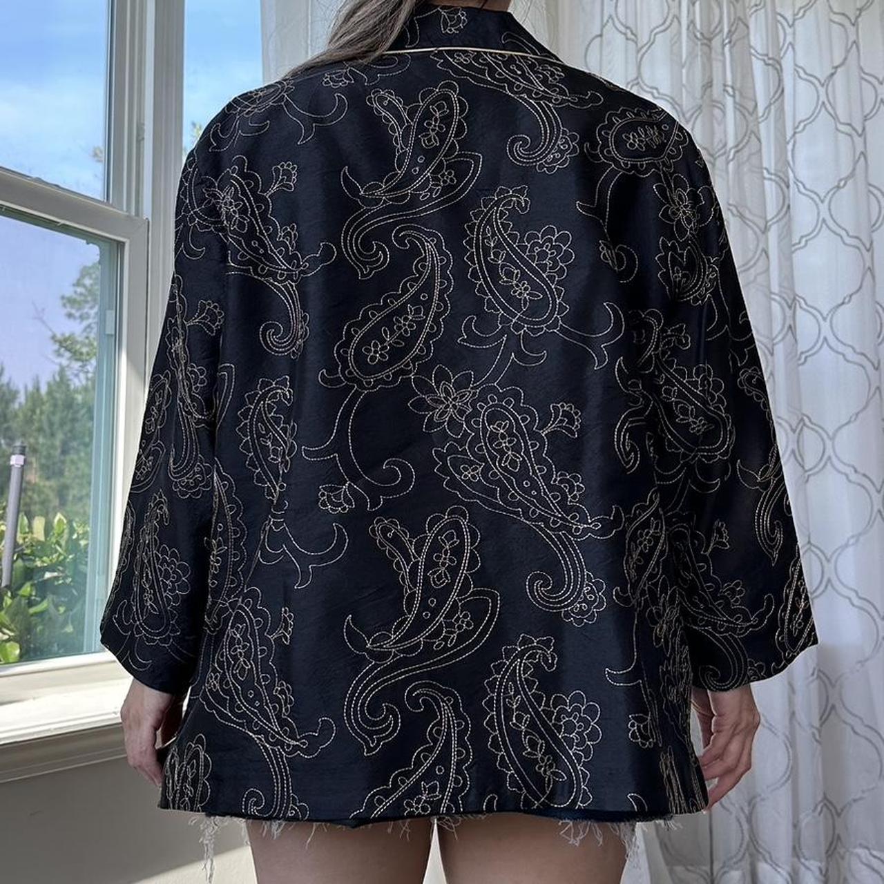 Women's Black and Tan Jacket