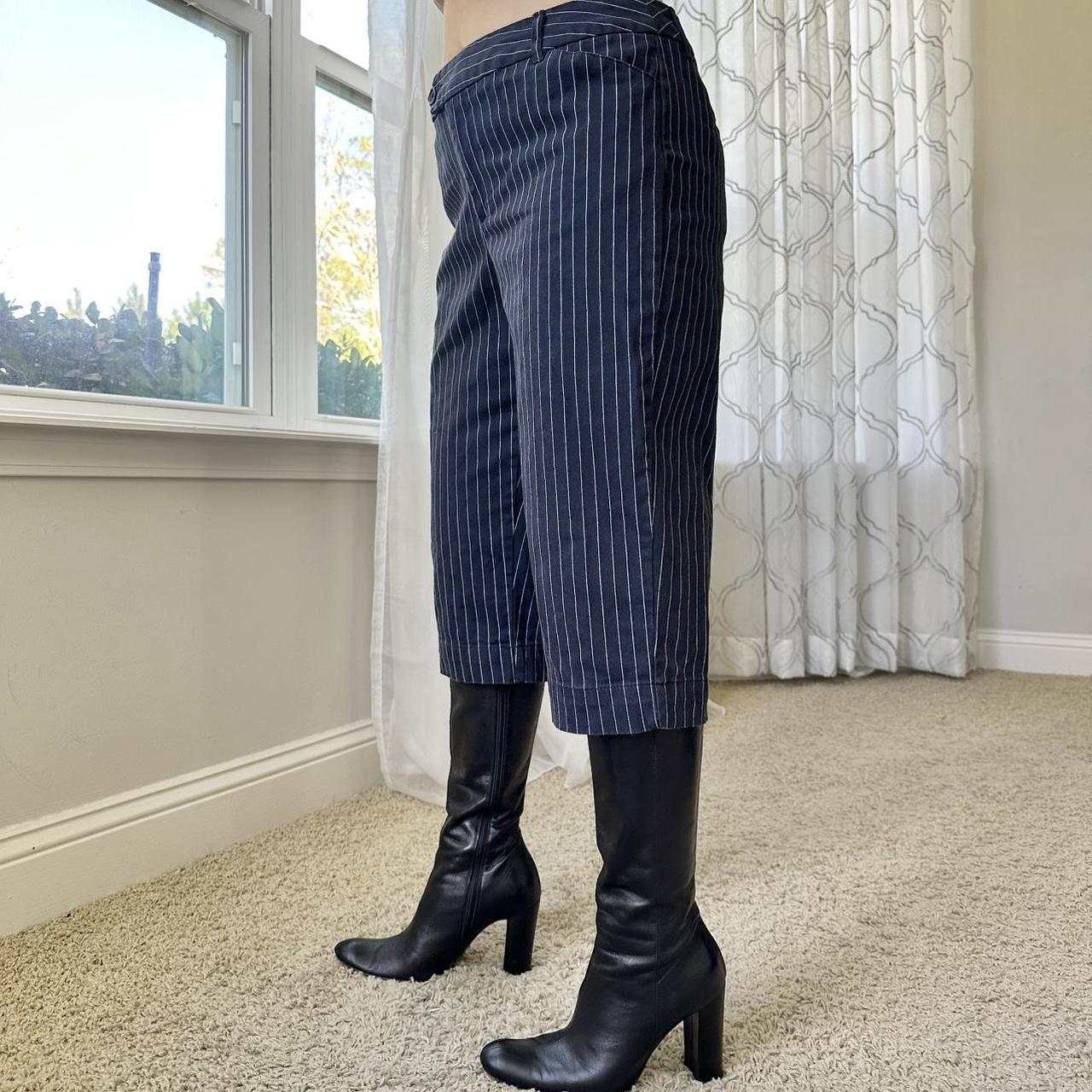St. John's Bay Women's Navy and Blue Trousers