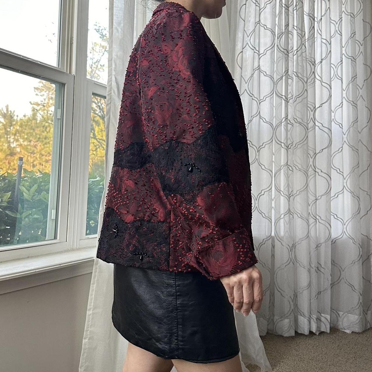 Coldwater Creek Women's Red and Black Jacket