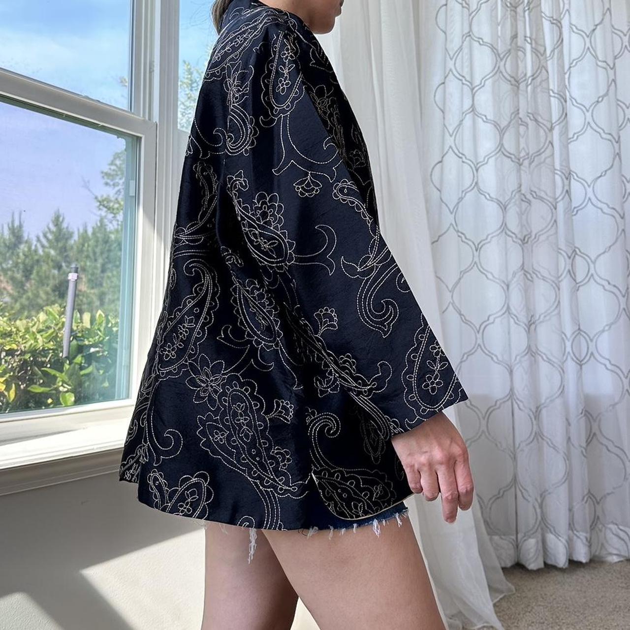 Women's Black and Tan Jacket