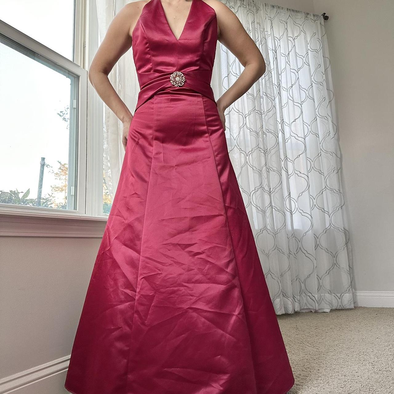 Gunne Sax Women's Burgundy Dress