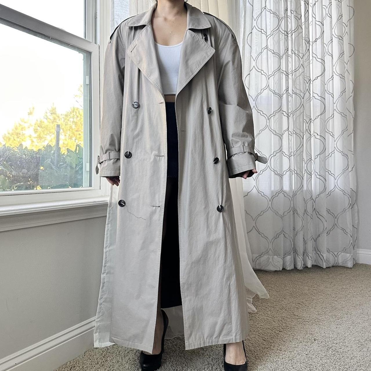 Jones New York Women's Grey and Khaki Coat