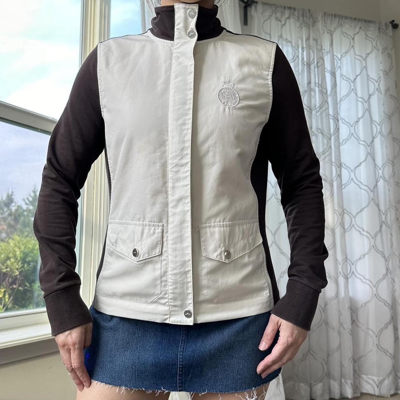 Ralph Lauren Women's Cream and Brown Jacket