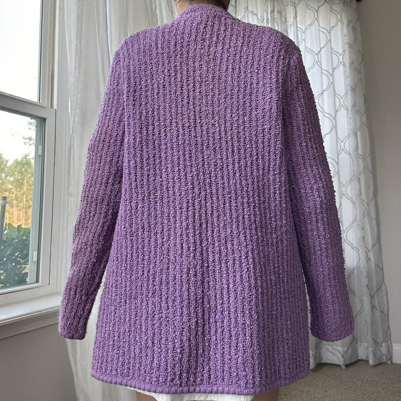 Women's Purple Cardigan