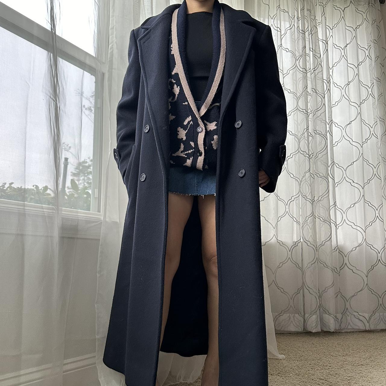 Women's Navy and Pink Cardigan