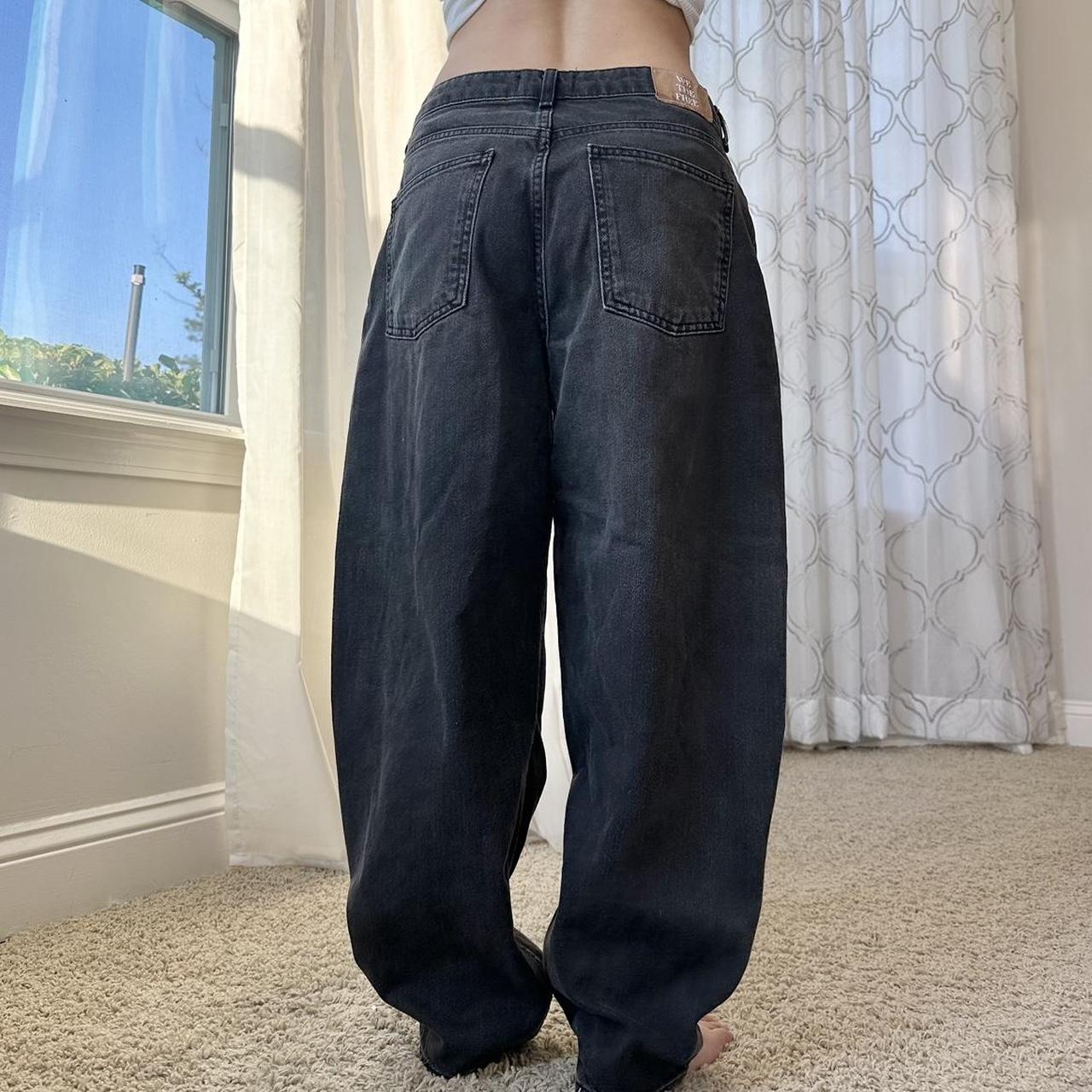 We The Free Women's Grey and Black Jeans