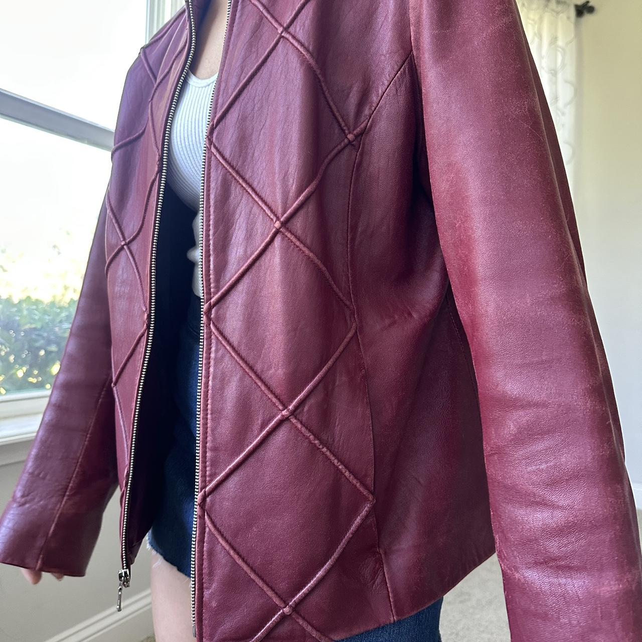 Mossimo Women's Burgundy and Red Jacket