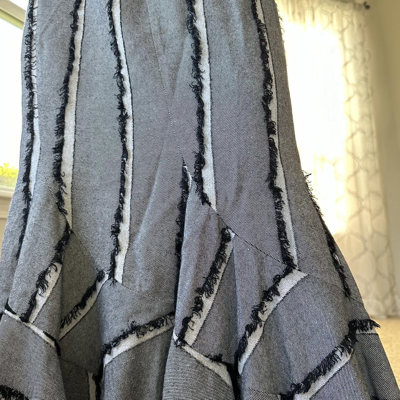 Women's Black and White Skirt