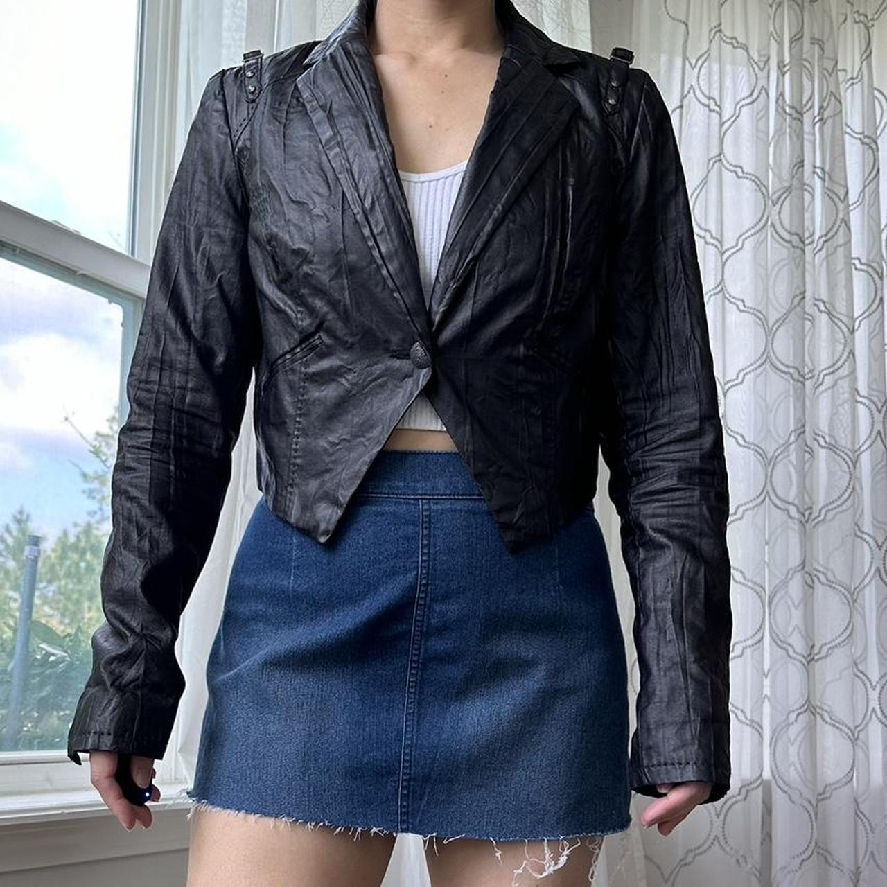 Guess Women's Black and Brown Jacket