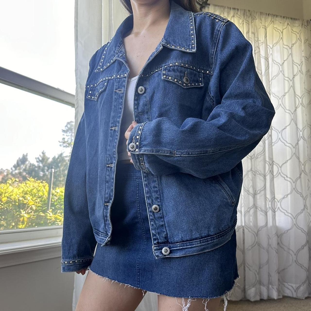 Women's Blue and Silver Jacket