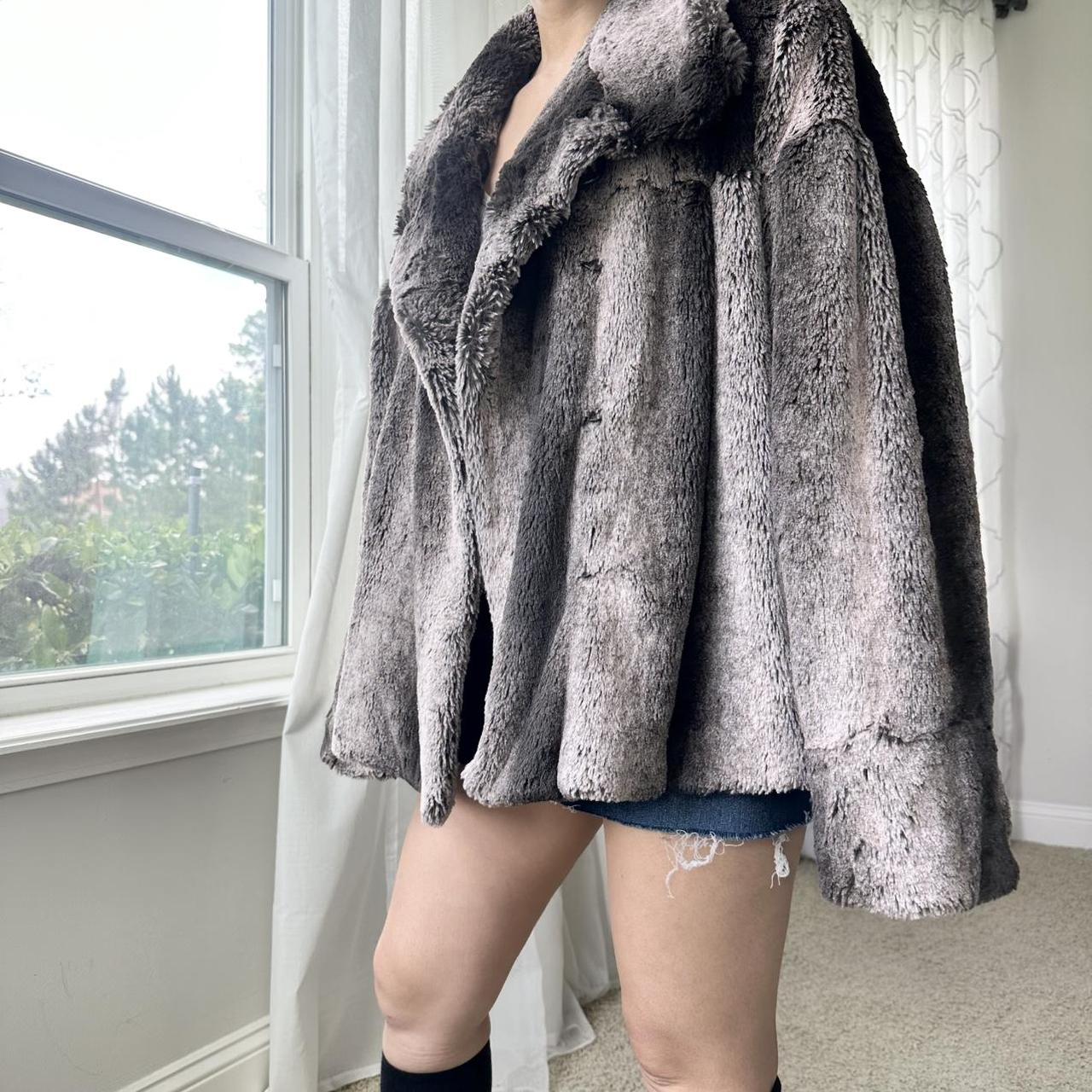 Women's Brown and Cream Coat