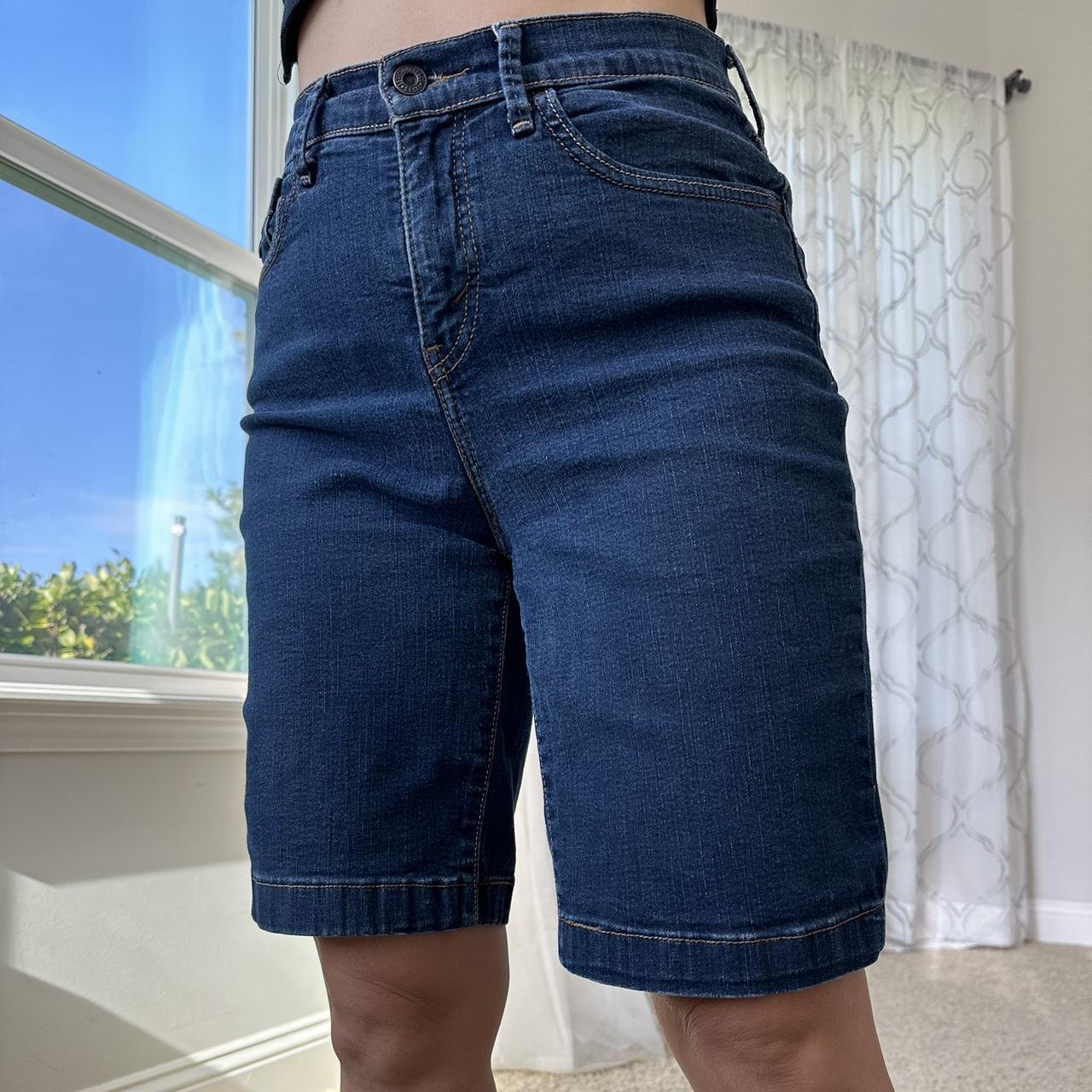 Levi's Women's Navy and Blue Shorts