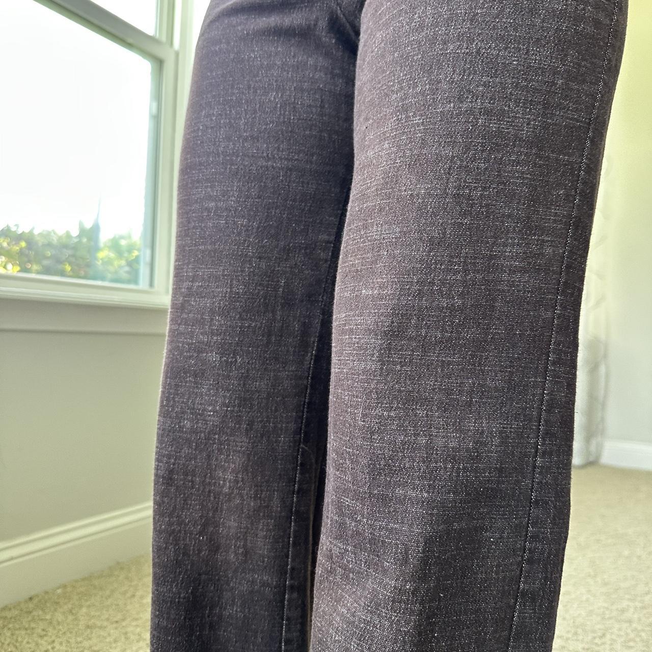 Women's Brown and White Trousers