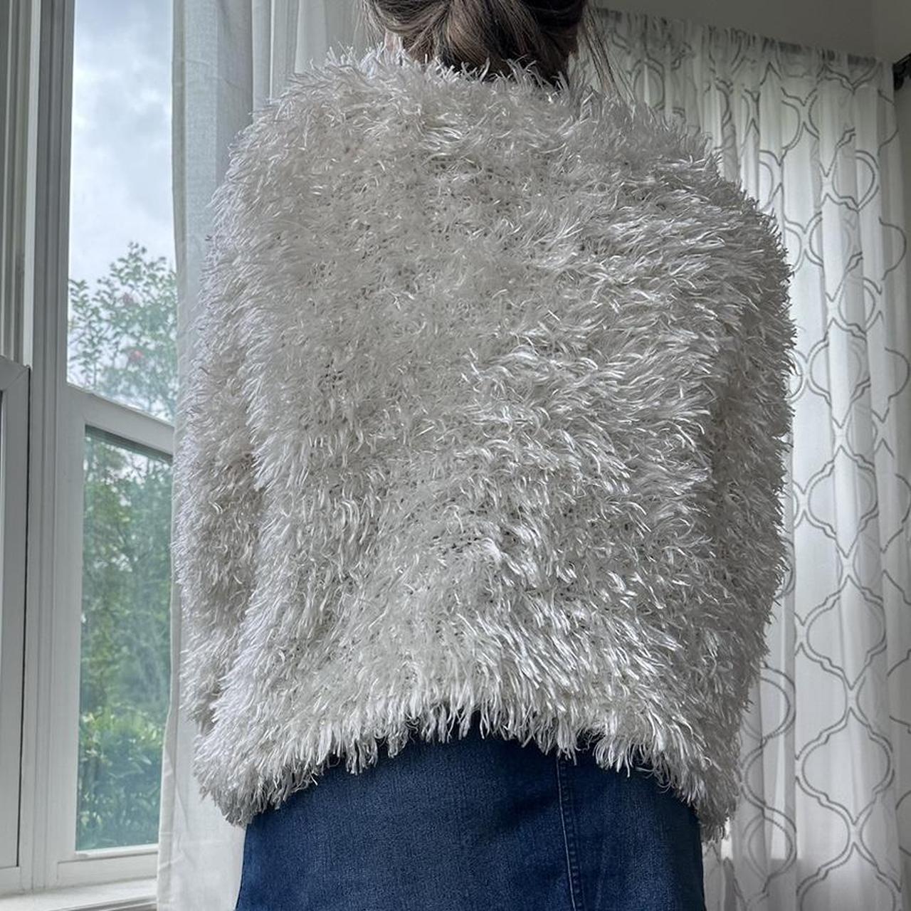 Women's White and Cream Jacket