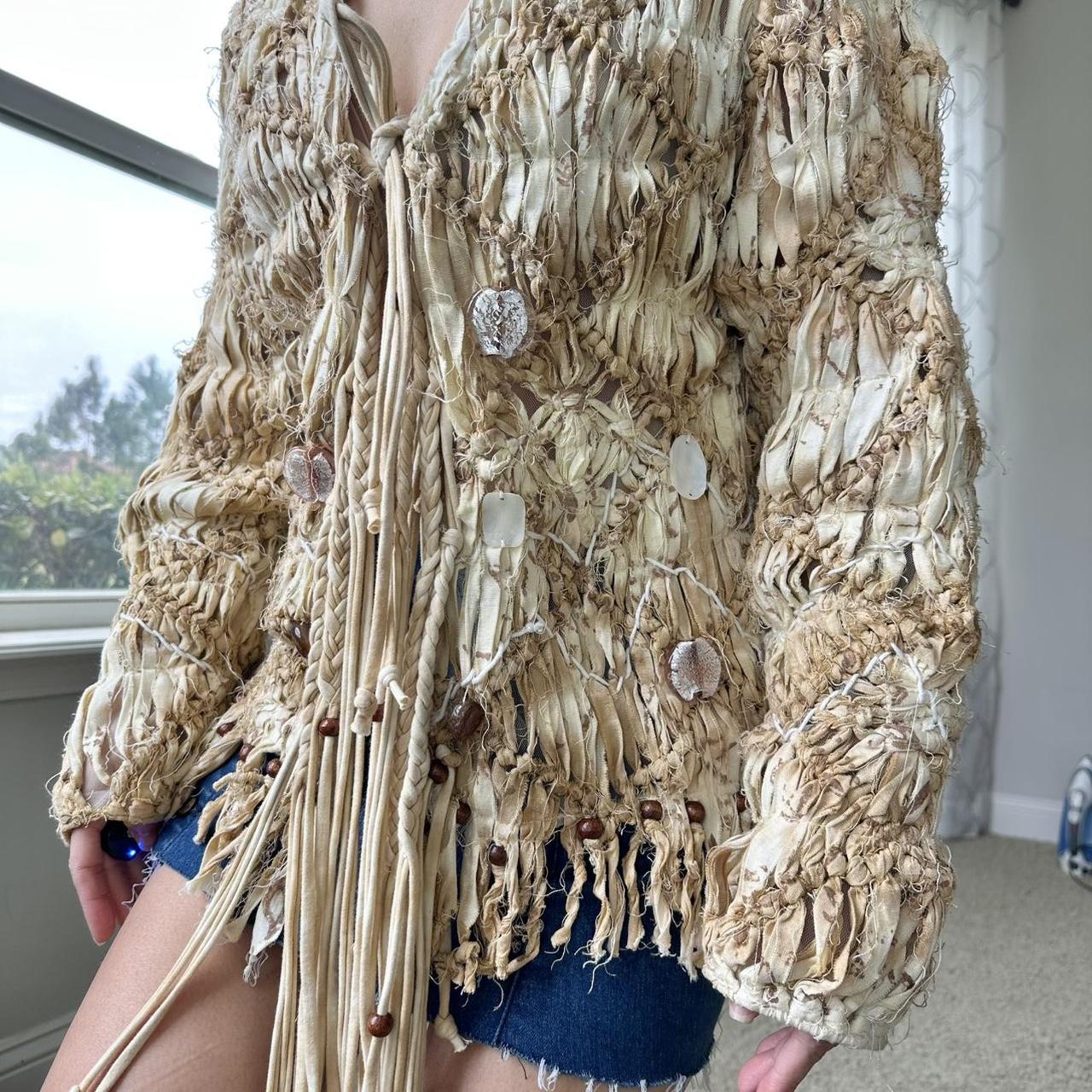 Women's Tan and Brown Jacket