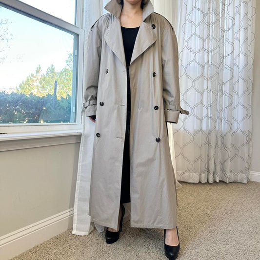 Jones New York Women's Grey and Khaki Coat