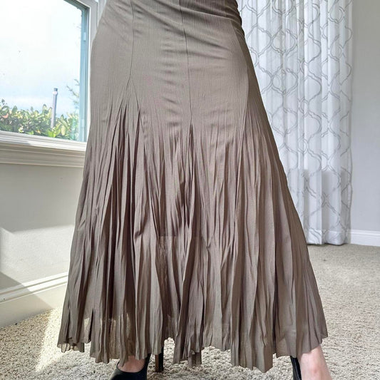 Rafaella Women's Brown and Khaki Skirt