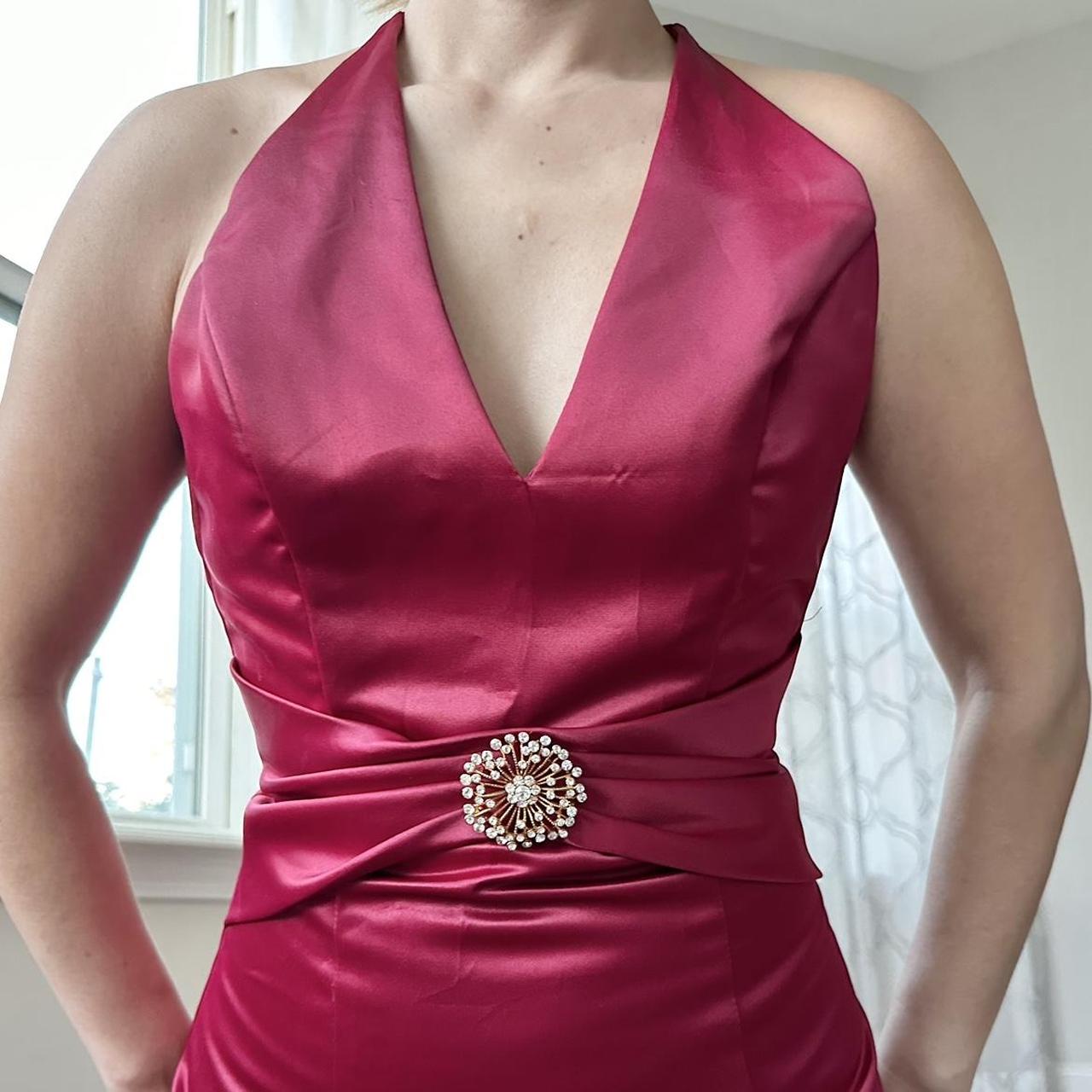 Gunne Sax Women's Burgundy Dress