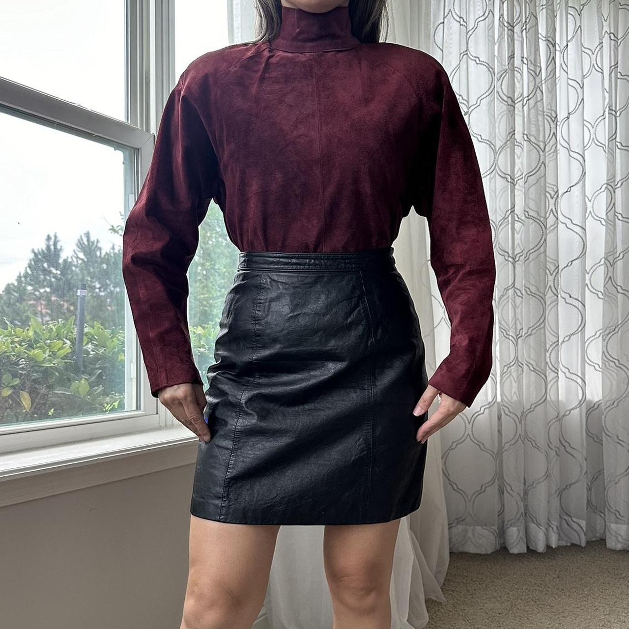 Women's Burgundy Top