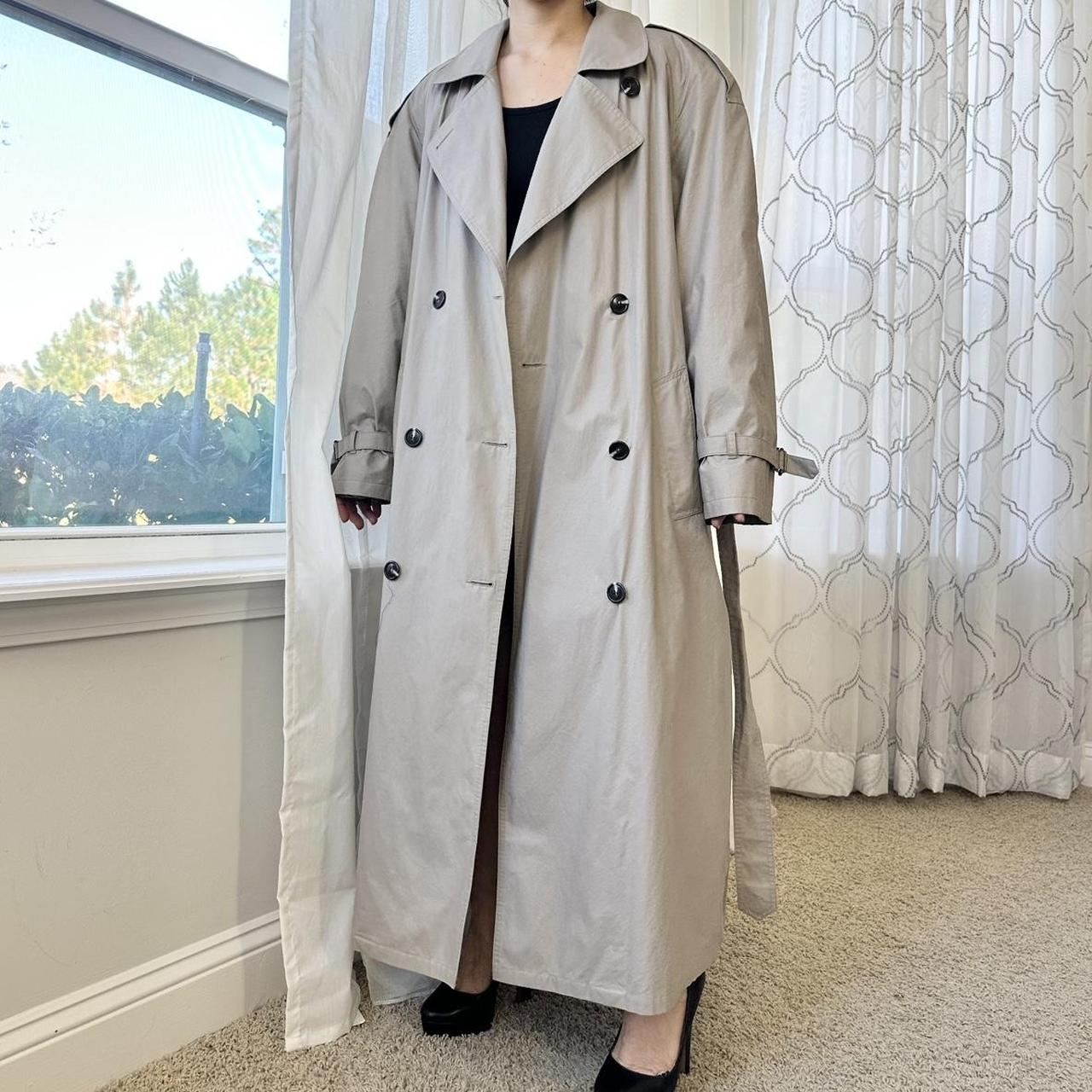 Jones New York Women's Grey and Khaki Coat