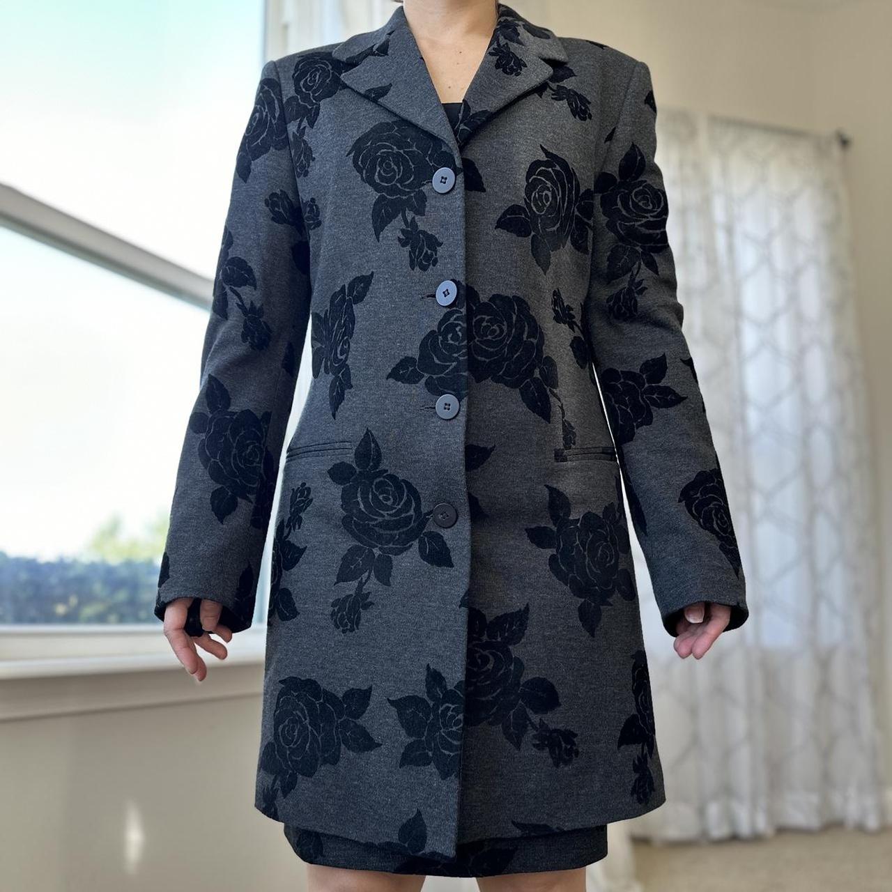 Women's Black and Grey Jacket