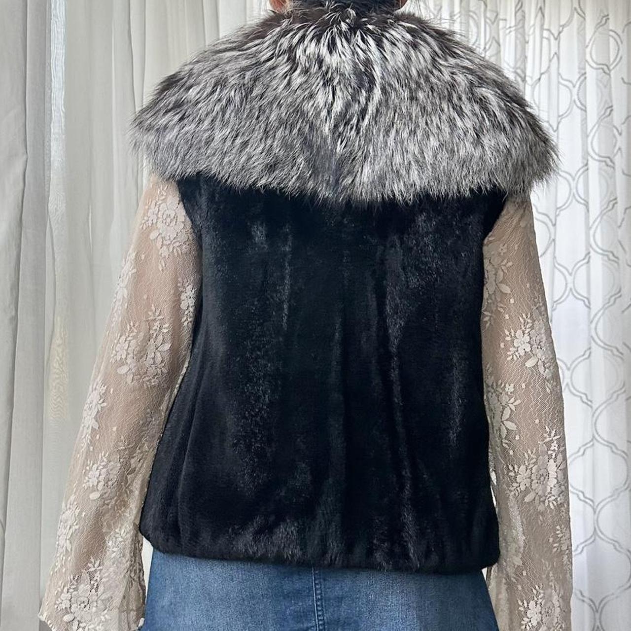 Women's Brown and Cream Gilet