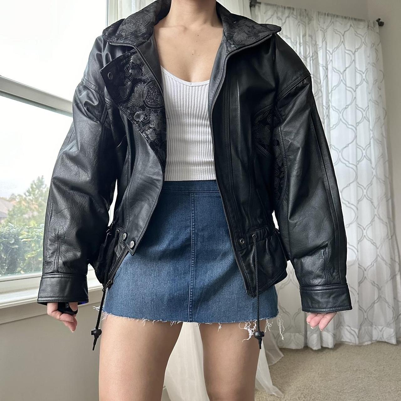 Women's Black and Gold Jacket