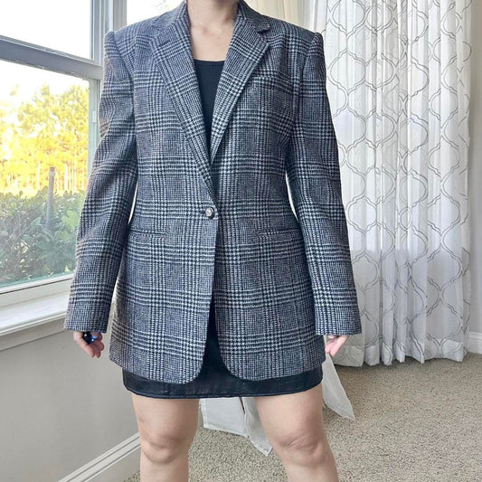 Ralph Lauren Women's Navy and Grey Jacket
