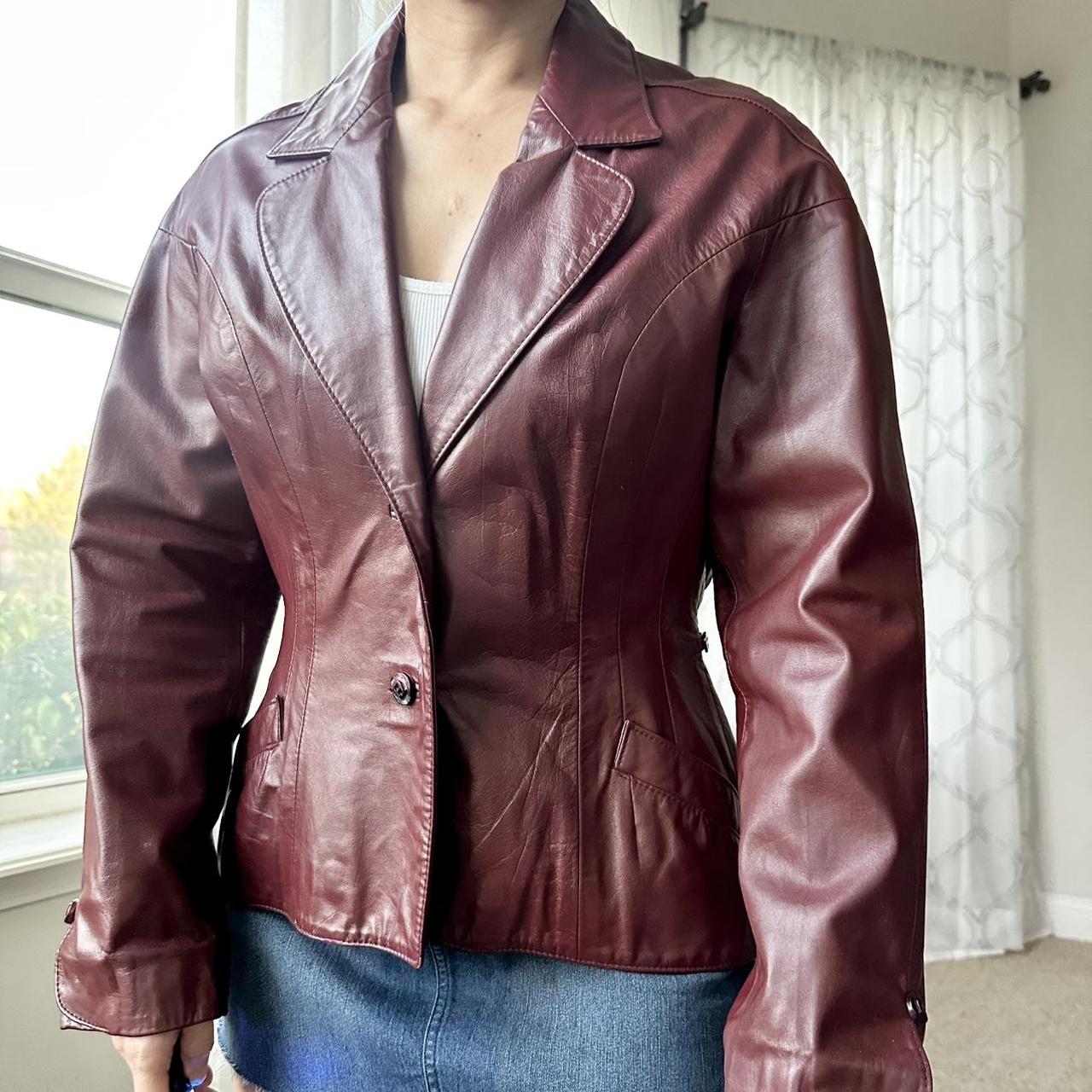 Etienne Aigner Women's Burgundy and Red Jacket