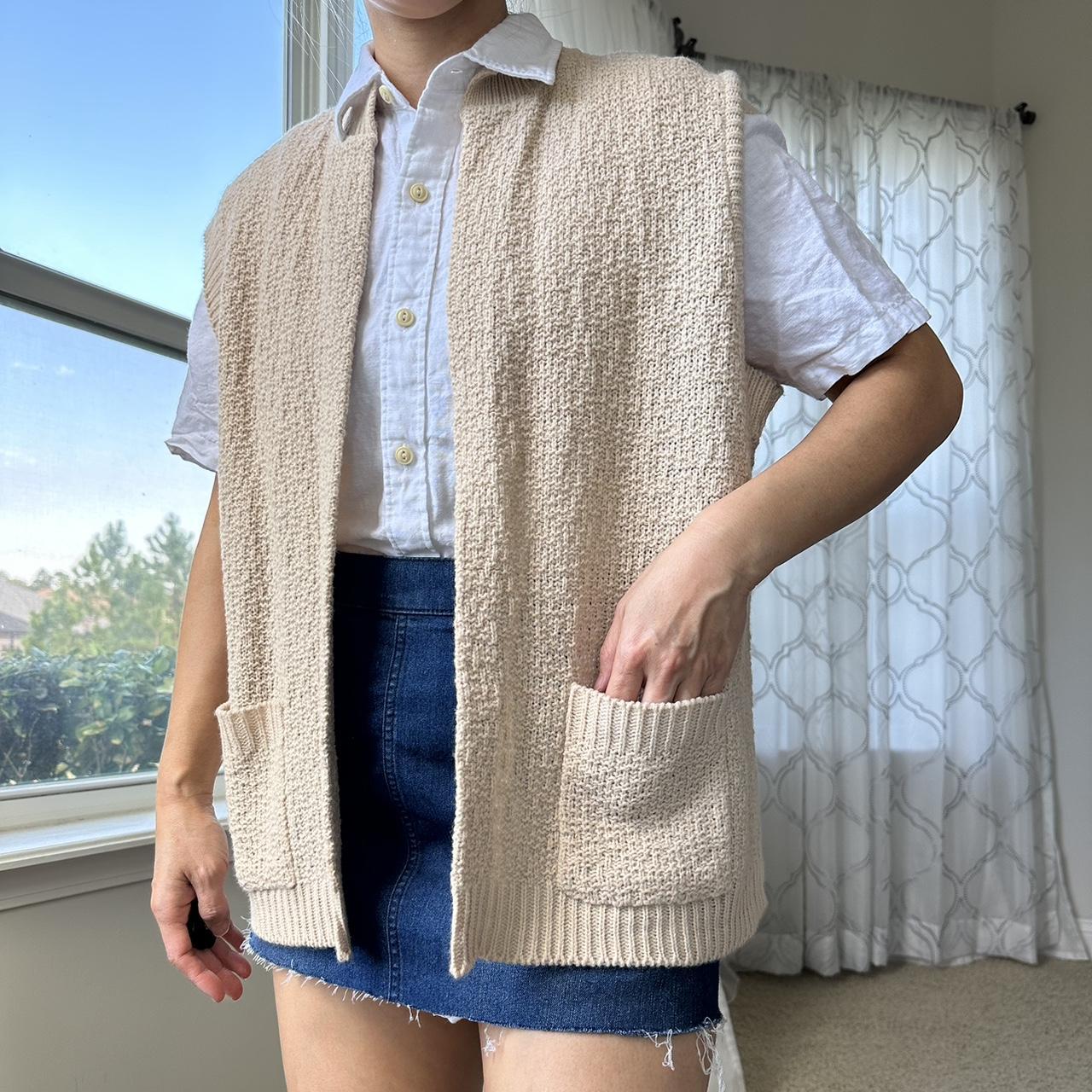 Women's Cream Gilet