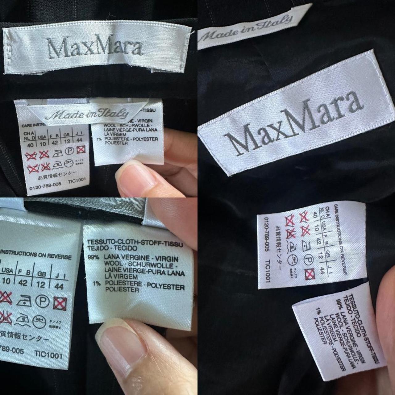 Max Mara Women's Black and Brown Suit